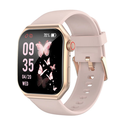 BulkBridge 2025 LA39 BT Call Smart Watch for Men - 1.85" AMOLED Screen, Custom Dial, Compatible with IOS & Android